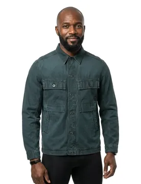 Camicia Overshirt Mosa Faded Moonless Night Gold XL