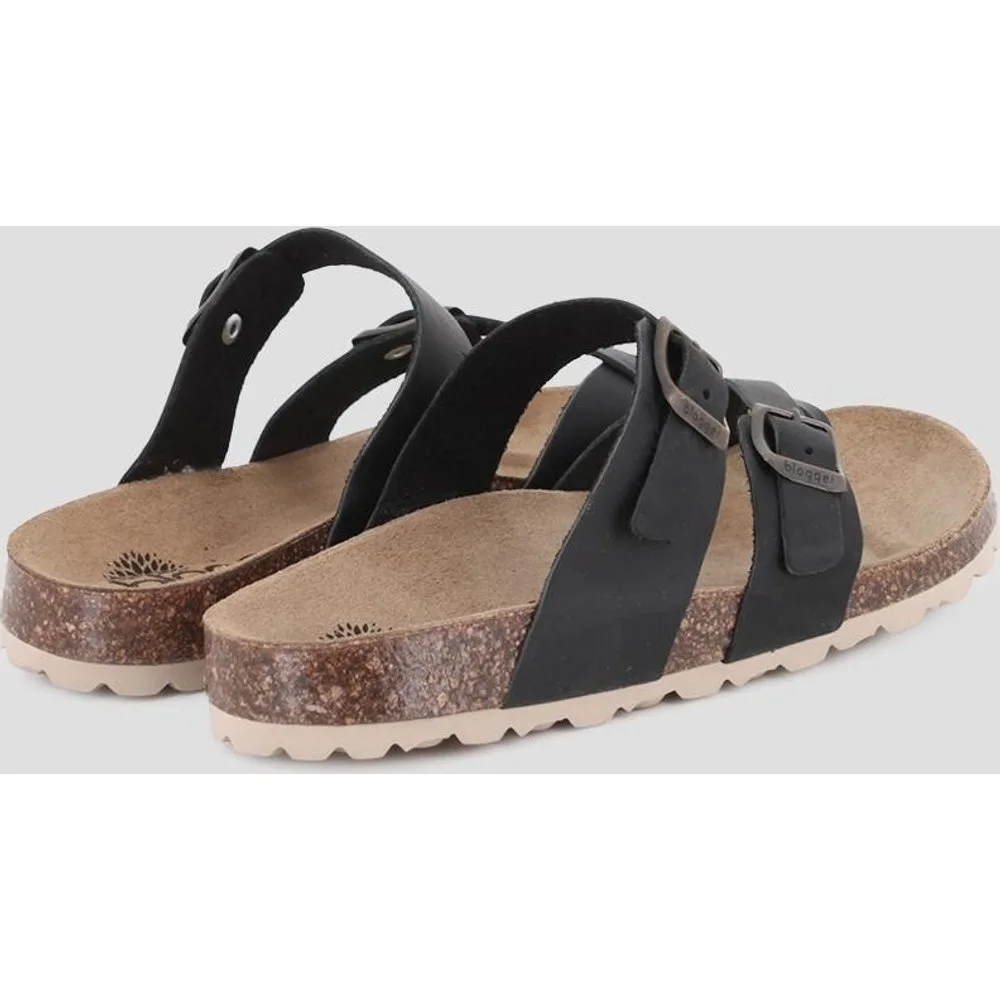 Sandalias de tiras de mujer de piel ajustables - Blogger - FashionsVida