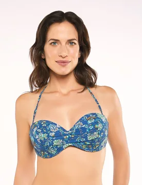 Sujetador de bikini fanny bando aros base foam copa - Onades - FashionsVida