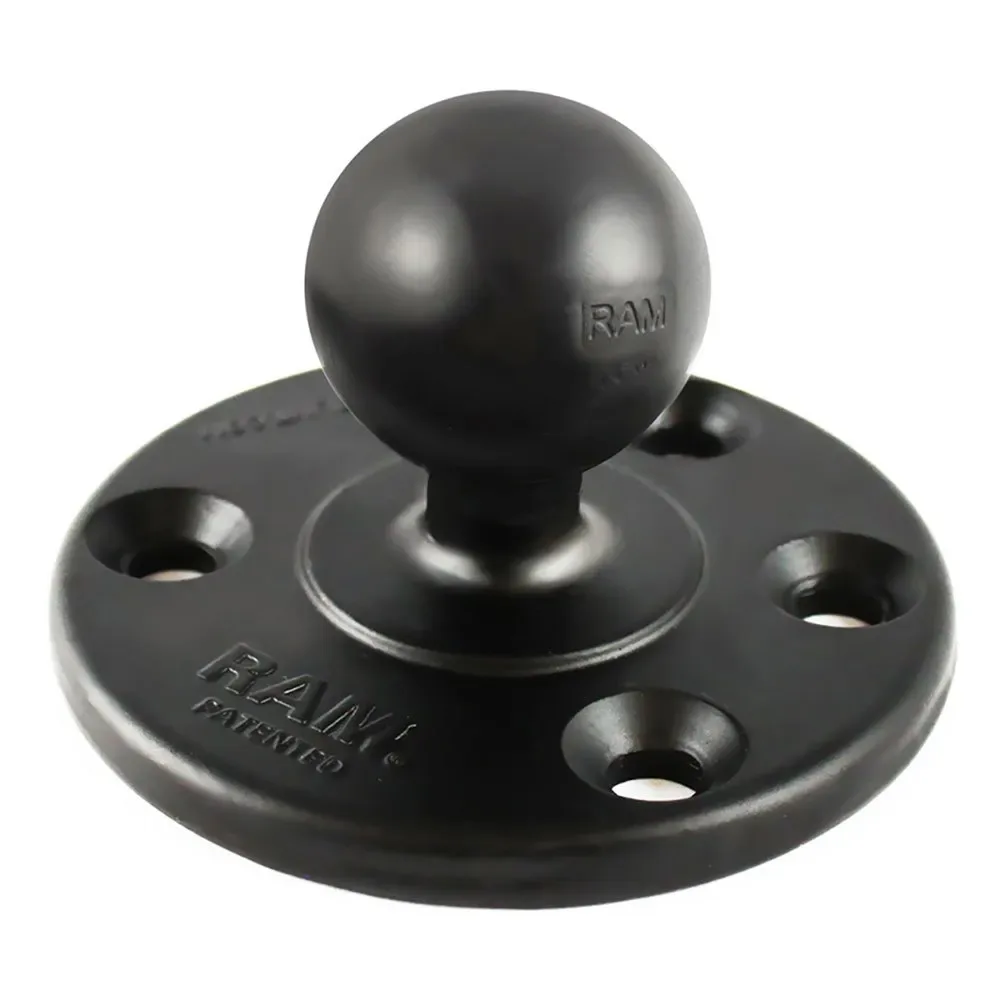 Ball Large Round Plate Black One Size unisex - RAM Mounts - FashionsVida