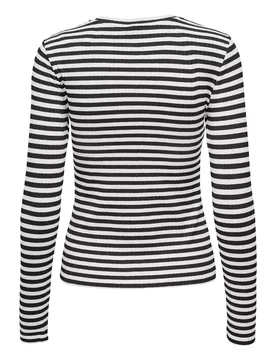 JDYFRANSISKA L/S STRIPE O-NECK TOP feale - M - FashionsVida