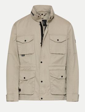 Blousons mit rollbarer Kapuze Beige 58