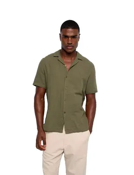 Camicia A Maniche Lunghe 2101102 Dark Green V1 2XL