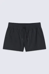 Packable Womens Swim Short - Black - Black - Size: 20