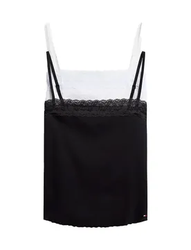 Maglietta Intima Tecnica Senza Maniche Uw0uw06656 2 Unità White / Black L