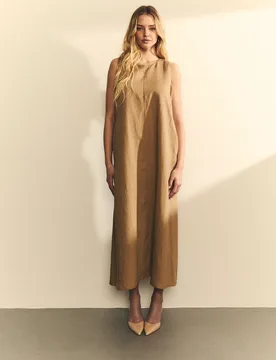 Vestido midi evasé - Hannibal Laguna Collection - FashionsVida