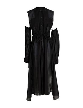 Vestido midi Mujer Negro 34,36,38 Mujer