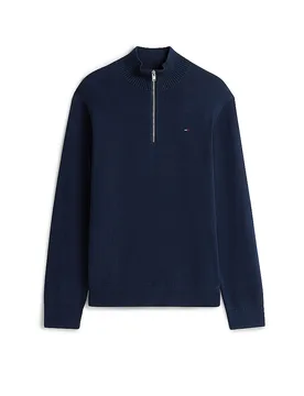 Tommy Jeans Troyer Pullover blu L - Tommy Jeans - FashionsVida
