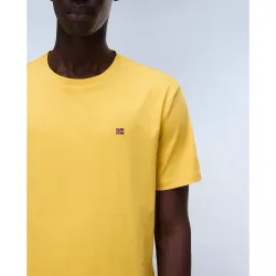 Camiseta de algodón de hombre salis de manga corta