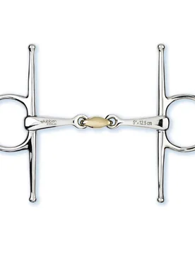 Schenkeltrense doppelt gebrochen 10,5 cm - Stübben Steeltec - FashionsVida