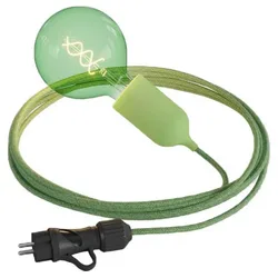 Cables Lampe Suspendue Avec Ampoule Snake Eiva Pastel 5 M Meadow Green One Size