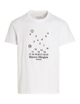T-shirt con ricamo logo
