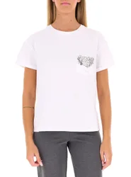 T-shirt con strass LIU JEANS BIANCO S