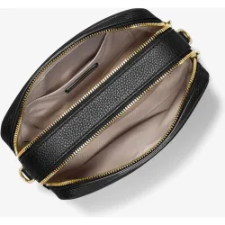 Bandolera de mujer bryant mediana de piel granulada