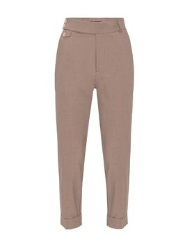 Antioch Pantalón de pinzas camelo