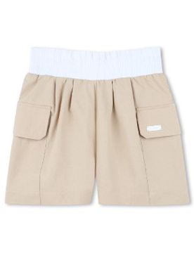 Para niña. D62268 Short de sarga (10Y= 138cm), Casual, Algodón, moda infantil