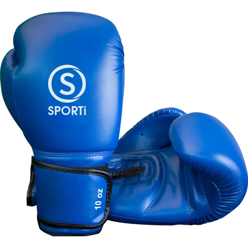 Gants De Boxe Artificiels Cuir 10oz Blue One Size