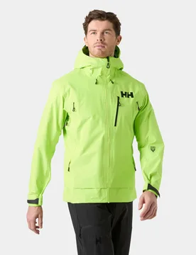 Men's Odin 9 Worlds 3.0 Shell Jacket Green M - Luminous Gr Green - Male - Helly Hansen - FashionsVida