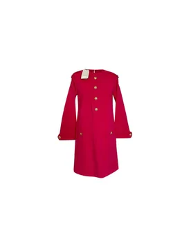 Hot pink stretch-knit tunic shift dress - Gucci - FashionsVida