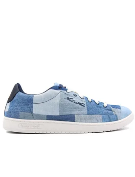 Arthur Ashe De Nimes Mens Blue Trainers - Size Uk 6.5 - Le coq sportif - FashionsVida