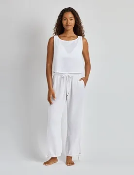 Pantalón y top de mujer 100% algodón - Lauren Ralph Lauren - FashionsVida