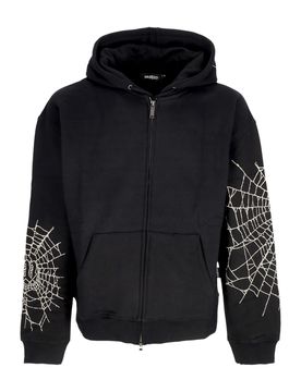 Felpa Cappuccio Zip Uomo Authentic Zip Hoodie Black