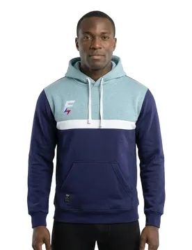 Sweat-shirt à Zip Mediane Navy / Sky 5XL - Force Xv - FashionsVida