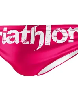 Triathlon Basic Swimming Brief Pink / White 3XL Men - TURBO - FashionsVida