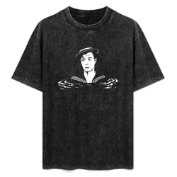 Handsome T-Shirt Trendy Pattern T-Shirt for Men