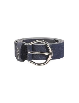Joop Cinturón de cuero azul oscuro 95