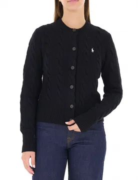 Cardigan misto lana POLO NERO L - Ralph Lauren - FashionsVida