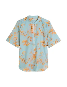 Woven Blouses Shortsleeve female - 36 - FashionsVida