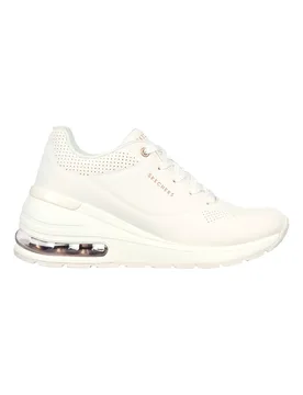Scarpe bianche con zeppa e suola Air Million Air Elevated Air 38 - Skechers - FashionsVida