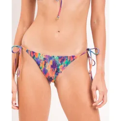 Braga de bikini con lazo estampada