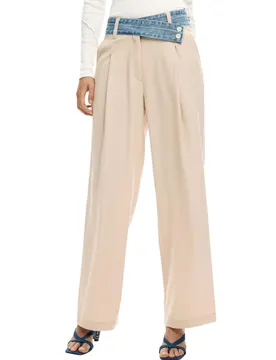 Desigual Damen Hose Beige 506337