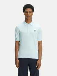 Fred Perry Strick-Poloshirt Weiß M