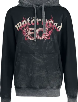 Kapuzenpullover - Warpig Flames - S bis XXL - für Damen - Größe XXL - grau - EMP exklusives Merchandise! - Frauen - female - Motörhead - FashionsVida
