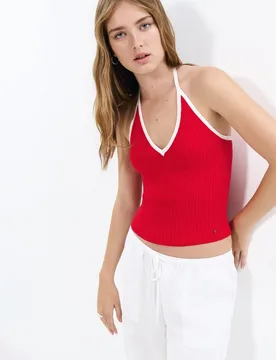 Top de mujer cuello halter - Brownie - FashionsVida