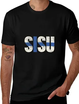 Sisu Finnish Flag Vintage Distressed T Shirt Finland Suomi T-Shirt tops Blouse vintage graphic tee Men's t-shirt - Aliexpress - FashionsVida