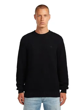 Maglione Honey Comb Dk Black M
