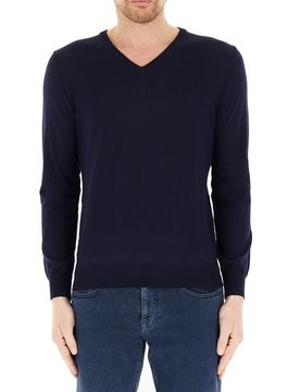 Maglione lana merino extrafine BLU NAVY M