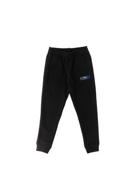Pantalone misto cotone NERO 176