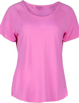 Gohr camiseta entrenamiento manga corta mujer Rosa (L)