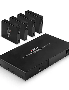 Extendeur Hdmi Rj45 Cat 6 70 M Black One Size unisex - Lindy - FashionsVida