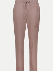 Regular-Fit Jogger mit Strass-Details Braun 42