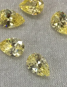 X5~10x14mm Pear Shape Loose CZ Stone Light Yellow AAAAA Cubic zirconia Synthetic stone For Jewelry DIY Gems Stone - Aliexpress - FashionsVida