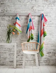 Pure Cotton Striped Towel Multi