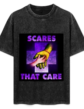 Scares That Care - Original Logo T-Shirt Work Wear Simple Tee Shirt - Aliexpress - FashionsVida