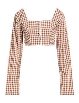 Top Mujer Marrón M,XS Mujer