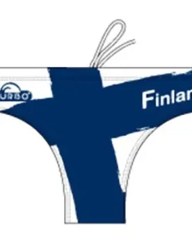 Finland Swimming Brief Navy / White 3XL Men - TURBO - FashionsVida